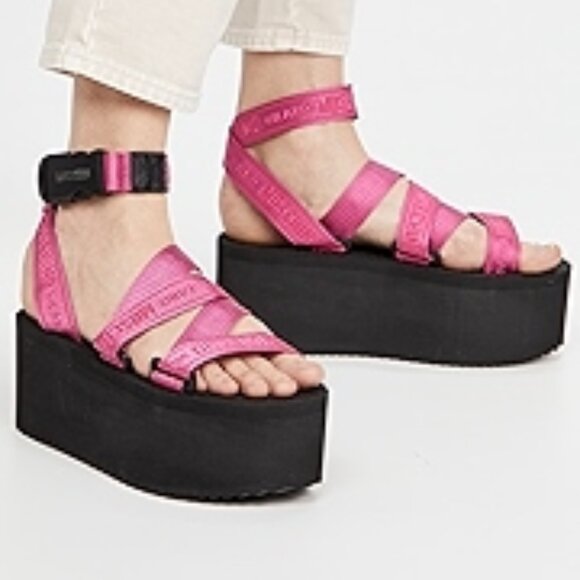 Moschino Shoes - Moshino Strap Platform Sandals